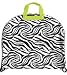 Green Trim Black White Zebra Print Garment Bag Dance Cheer Luggage