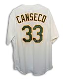 Jose Canseco Autographed Oakland Athletics White Majestic Jersey Inscribed "88 AL MVP"