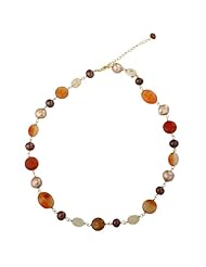 Sterling Silver Multicolor Fresh Water Cultured Pearl Necklace