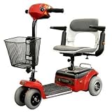 Shoprider TE-787NA-BGRD-Scootie 4 Wheel Scooter Red