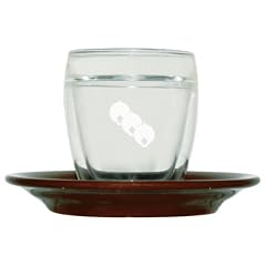 Espressotasse aus Borosilikat-Glas, doppelwandig