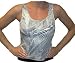 Danskin Novelty Print Charcoal & Natural Tank Bra Top