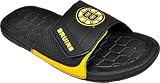 NHL Men's Hockey Slide Casual Shoes,Boston Bruins/Black,M M US