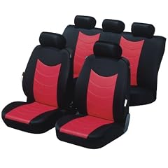WALSER AM12464 TOP Universal Autositzbezug Felicia rot/schwarz