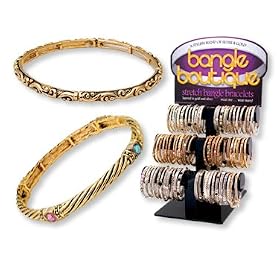 Bangle Boutique Gold Stretch Bangle Bracelets Brighton Inspired