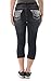 WallFlower Juniors Luscious Curvy Bling Denim Capris
