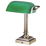 Hightower Antique Brass Desk Lamp