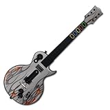 Dual Flames Desgin Guitar Hero III Gibson Les Paul Guitar Controller Skin Decal Sticker for Wii and Xbox 360/ PS3