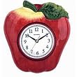 Chaney 40030C Macintosh 10" Ceramic Apple Clock