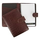 Brown Italian Leather 2012 Weekly Planner