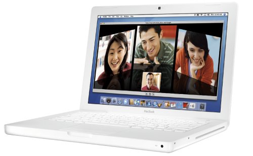 Apple MacBook MB061LL/A 13.3 Notebook PC (2.0 GHz Intel Core 2 Duo Processor, 1 GB RAM, 80 GB Hard Drive, Combo Drive) White