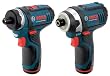Bosch CLPK27-120 12-Volt Max Lithium-Ion 2-Tool Combo Kit (Drill/Driver and Impact Driver) with 2 Batteries, Charger and Case