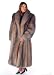 Crystal Fox Fur Coat-Shawl Collar
