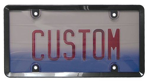 Custom Accessories 90063 Smoke License Plate Protector and Frame price Custom Accessories 90063 Smoke License Plate Protector and Frame price