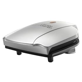 George Foreman 17894 2-Portion Compact Grill in Silver