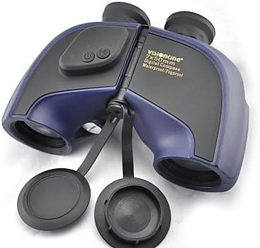 Visinking 7x50LD Floating Binoculars with Build-in Compass and Reticle Range Finder Military Outdoor Telescopes