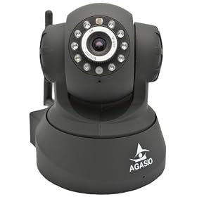 Agasio A502W Wireless IP Camera with IR-Cut Off Filter for TRUE COLOR Images (Not Washed... by Agasio