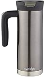 Contigo Snap Seal Superior Stainless Steel Tumbler, 20-Ounce, Gunmetal