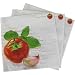 Tomato Design Print Luncheon Napkins, Pack of 20