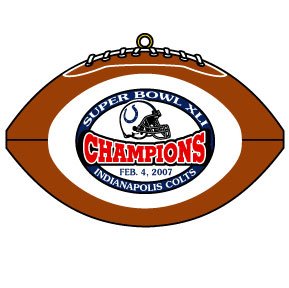 Buy NFL Football Super Bowl XLI Champions Indianapolis Colts Commemorative Mini Replica Football... by Topperscot