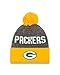 NFL Green Bay Packers 2016 Youth Reverse Team Color Sport Knit Beanie, One Size, Gold/Gray