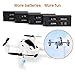 Morpilot 4 Pcs 520mAh Lipo Battery for Hubsan X4 Cam Plus H107D+ H107D+-04 Plus FPV Drone Quadcopter With 2 Pack External Charger Spare Parts