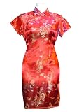Mid-length Brocade Dragon and Phoenix Dress