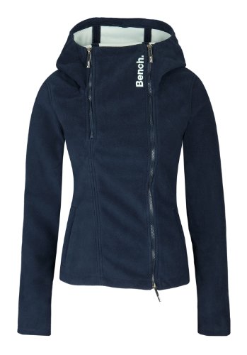 Bench Damen Fleecejacke gebondet mit Kapuze FINITE, total eclipse-glacier, XS Preisvergleich