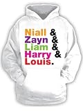 The Perfect Roll Call White Hoodie Inspired by One Direction