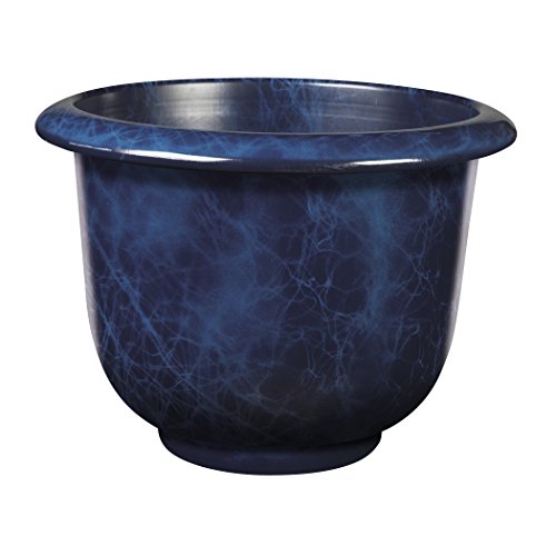 Novelty Round Moonstone Planter, 12-Inch, Blue