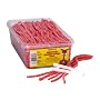 Sour Power Strawberry Straws, 200-Count Tubs (Pack of 2)