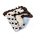 Microfiber Baby Blanket -Blue & Brown Dots