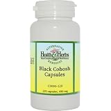 Alternative Health & Herbs Remedies Black Cohosh Capsules, 120-Count Bottle