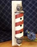 Barber Pole Birdhouse ~ Beauty Shop or Barber Shop ~ Great Decor Item