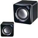 Enceintes Haut parleurs multimedia 2.0 pour PC - PC PORTABLE - NETBOOK - MP3 - Prise Jack 3,5mm et Auto Aliment&eacute; par USB