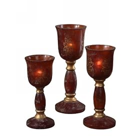 ABIBA, CANDLEHOLDERS, SET 3 by Billy Moon