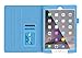 iPad Air 2 Case, Apple iPad Air 2 Leather Case, rooCASE Dual View Slim Fit Leather PU Folio Case with Smart Cover Auto Sleep / Wake Feature for Apple iPad Air 2 (iPad 6) 2014 Model, Blue