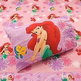 Disney Little Mermaid Forever Friends Full Sheet Set Girls 4pc Sheets Bedding Ariel