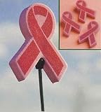 Breast CANCER AWARENESS pink ribbon Car ANTENNA Topper