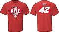 Kyle Larson NASCAR #42 Target Fan Up T-Shirt-Red