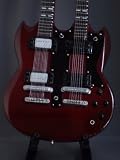 Miniature Guitar LED ZEPPELIN JIMMY PAGE Red Double neck