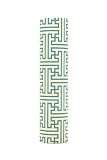 kaarskoker Fretwork 4-Inch-by-7/8-Inch Candle Covers, Set of 2, Blue