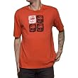 Arbor Quad Organic Cotton Men's Short-Sleeve Race Wear T-Shirt/Tee w/ Free B&F Heart Sticker Bundle - Red Clay