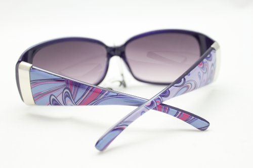 HOTLOVE Premium Sunglasses UV400 Lens Technology - Unisex P1761 Purple Urban Sunglasses, Light Weighted - Perfectly Match Everyday Apparel for Women & Men