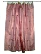 Gift for Wife-2 Organza Deep Chestnut Base Embroidered Sari Curtains Drapes Panel 92" Tabs
