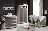 Schardt 08 995 26 10 - Kinderzimmer Flash bestehend aus Kombi-Kinderbett, Umbauseiten, Wickelkommode, Schrank mit 3 T&uuml;ren (ohne Textilien)