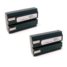 2 Pack of Nikon EN-EL1 Eq. Digital Camera Battery