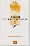 Le droit de l'environnement