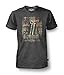 Harley-Davidson Men's Black Label T-Shirt, Distressed Brick Wall #1 Skull, Black