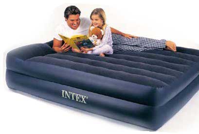 Intex Luftbett Pillow Rest Blue Twin